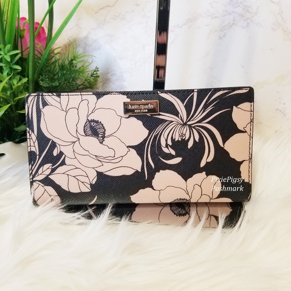 kate spade Handbags - 🌹NWT Kate Spade Stacy Gardenia Laurel Way Wallet